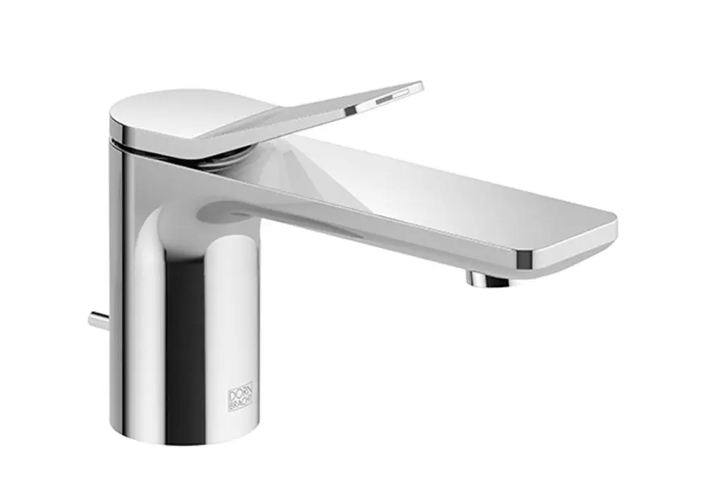 Dornbracht-LISSÉ-Waschtisch-Einhandbatterie-mit Ablaufgarnitur-Ausladung 130mm-Dark Chrome, 33500845-19 Galeriebild 1
